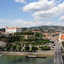 Budapeszt: Transfer do Pragi przez malowniczą Bratysławę