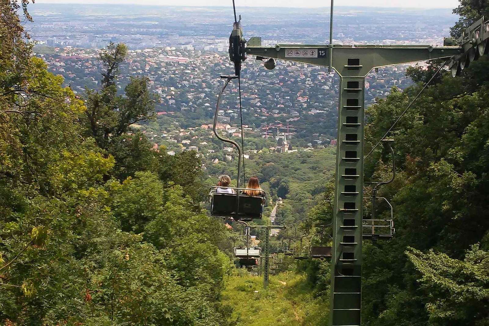 Budapeszt: Bilet i wycieczka wyciągiem krzesełkowym Elisabeth Lookout Tower