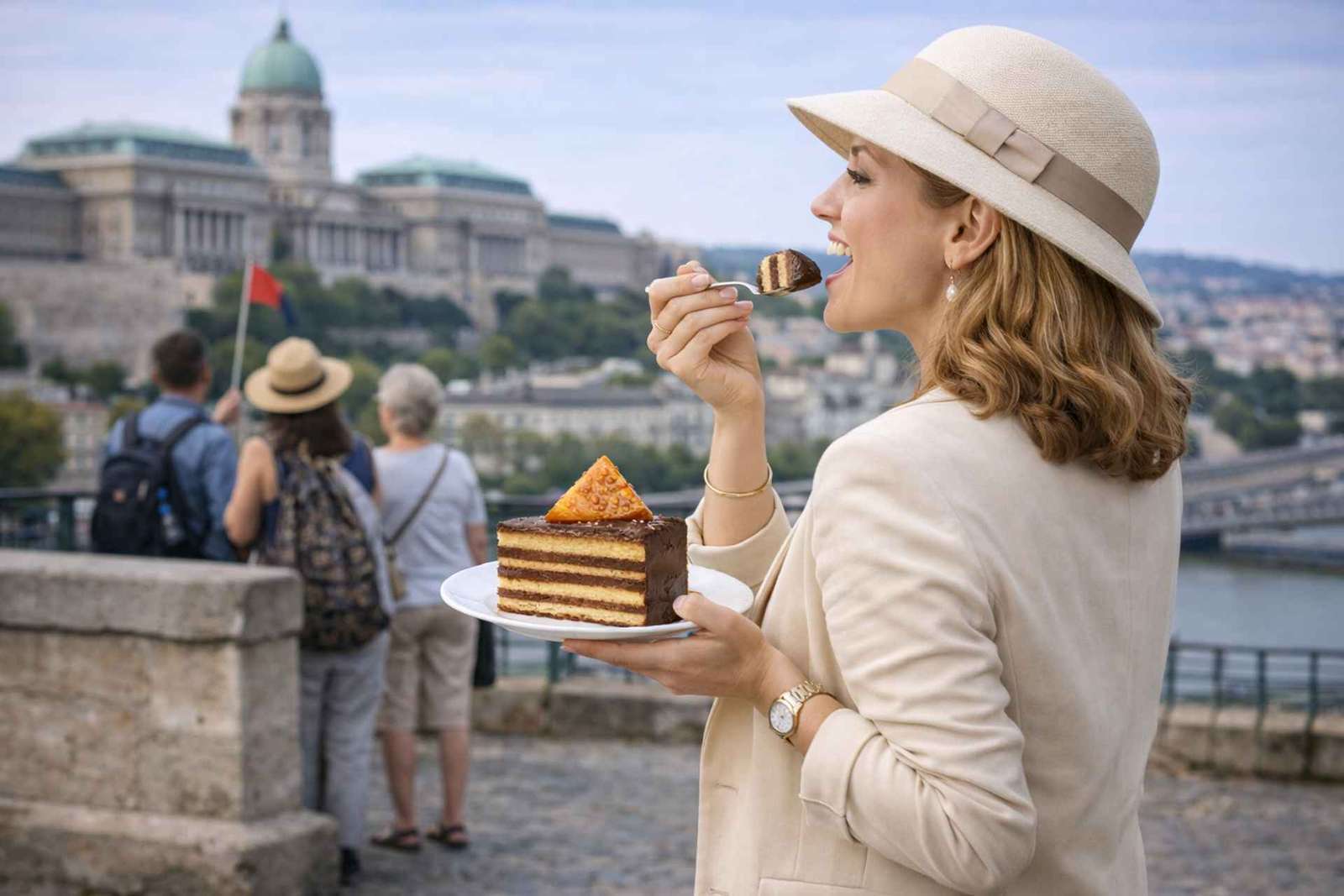 Zamek Królewski w Budapeszcie: wycieczka piesza z przewodnikiem i degustacja królewskiego ciasta