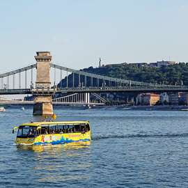 Budapeszt: Wycieczka pływającym tramwajem lądowym i wodnym