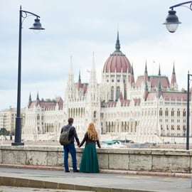 Budapeszt: sesja zdjęciowa na Wzgórzu Zamkowym z prywatnym fotografem