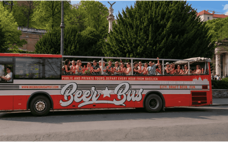 Budapeszt: zwiedzanie BeerBusem z piwem bez limitu