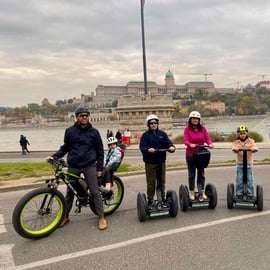 Budapeszt: Wycieczka segwayem po wielkim mieście (Buda + Margaret + Pest) 3 godz