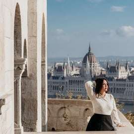 Budapeszt: sesja zdjęciowa na Wzgórzu Zamkowym z prywatnym fotografem