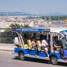 Budapeszt: Oficjalny elektryczny autobus hop-on hop-off do zamku w Budzie