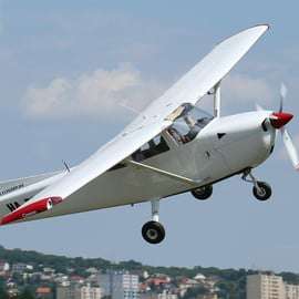 Lot widokowy nad Budapesztem samolotem Cessna C172